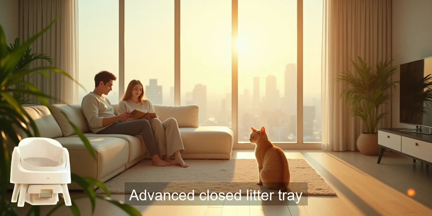 Advanced Closed Litter Tray For Cats