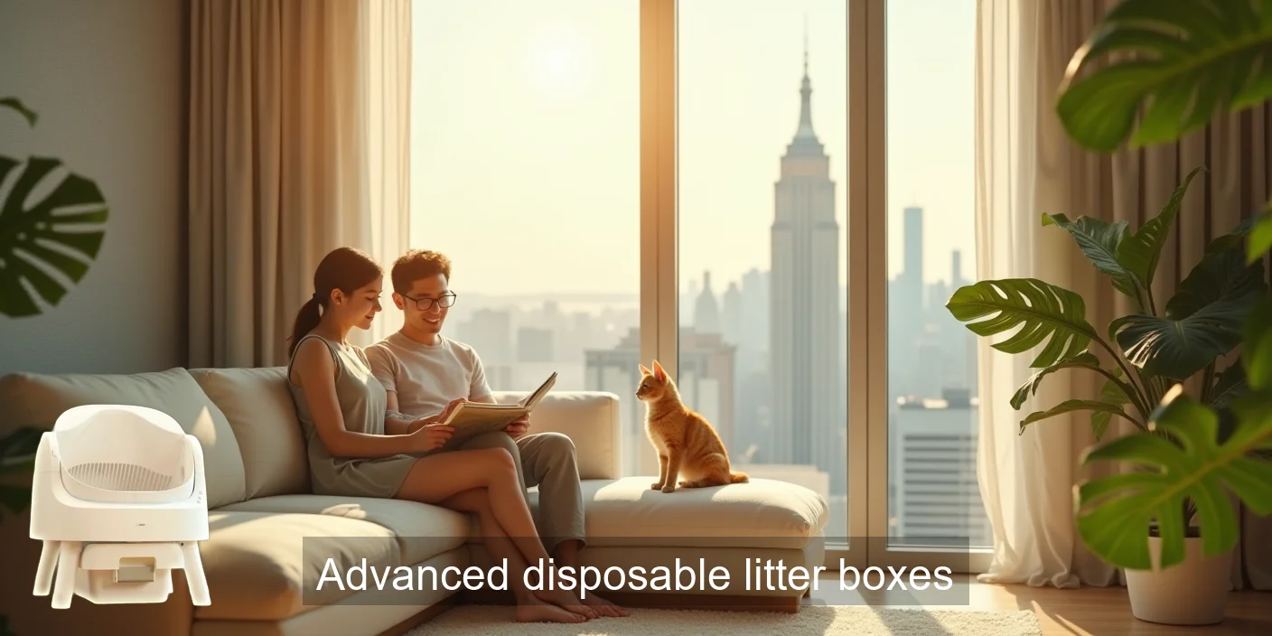 Advanced Disposable Litter Boxes Easy Cleanup