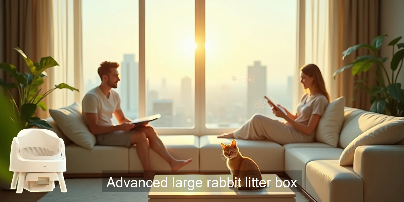 Advanced Large Rabbit Litter Box System