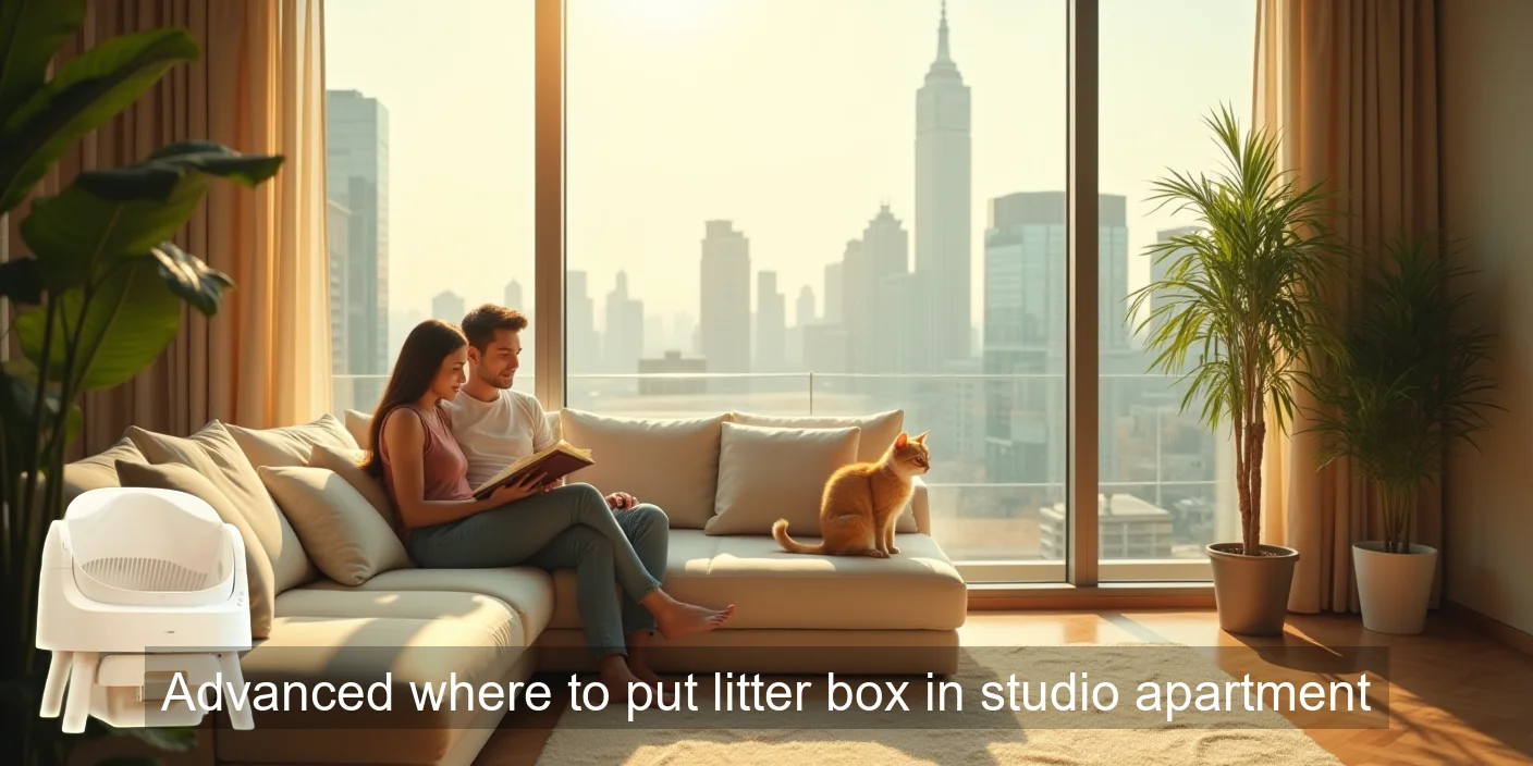 Advanced Litter Box Placement Studio Apartment