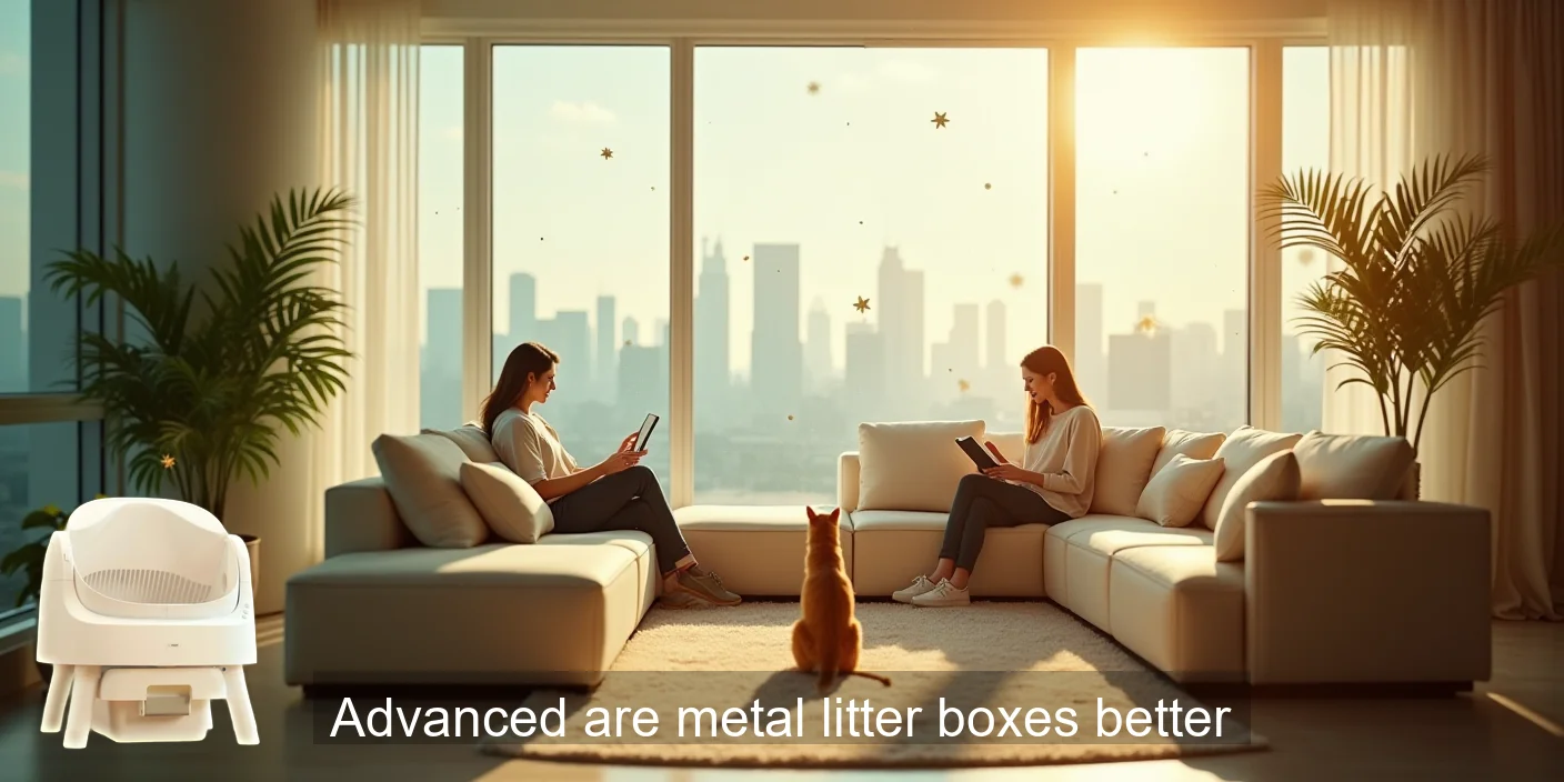 Advanced Metal Litter Boxes: Cleaner Homes