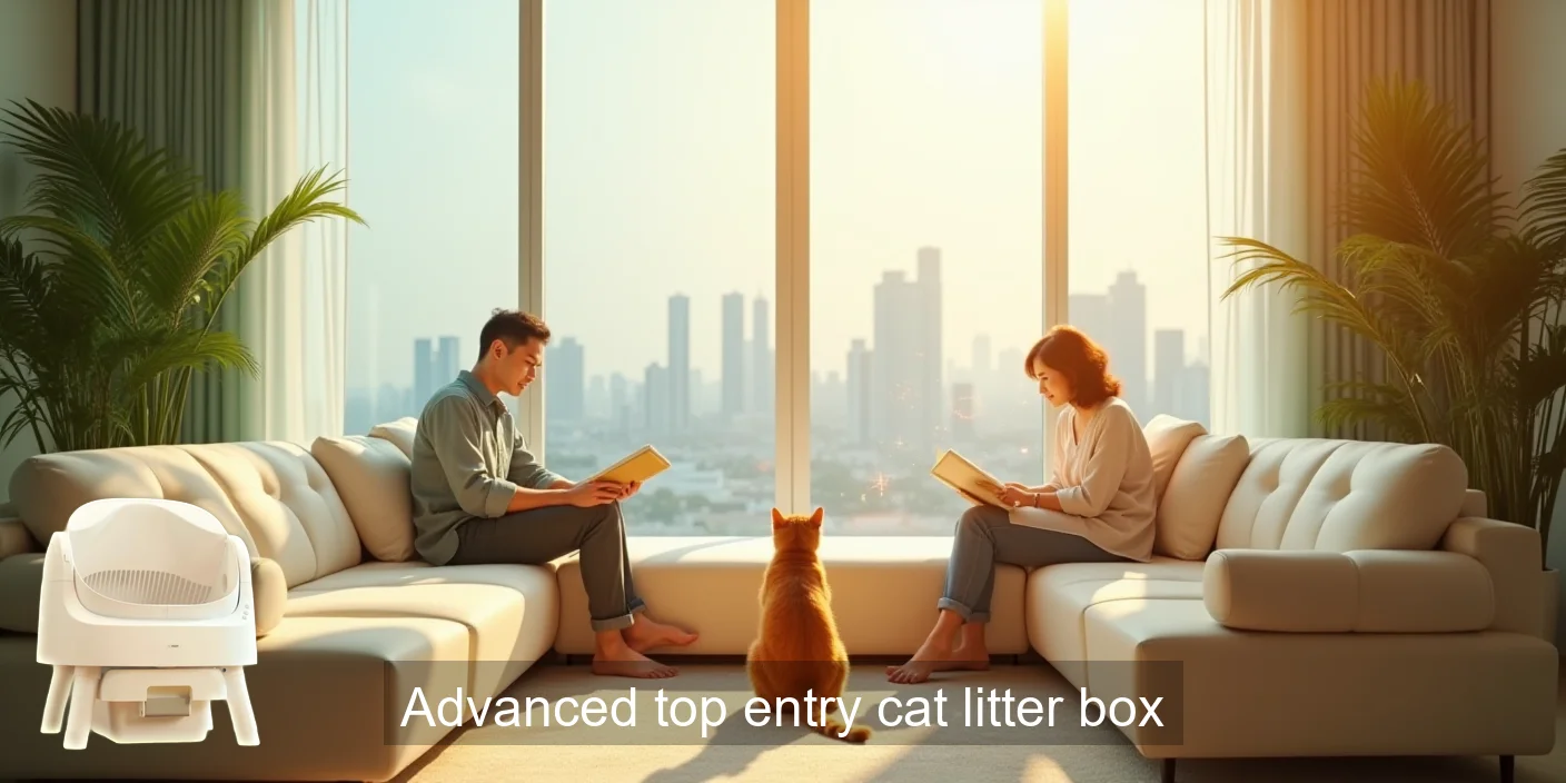 Advanced Top Entry Cat Litter Box