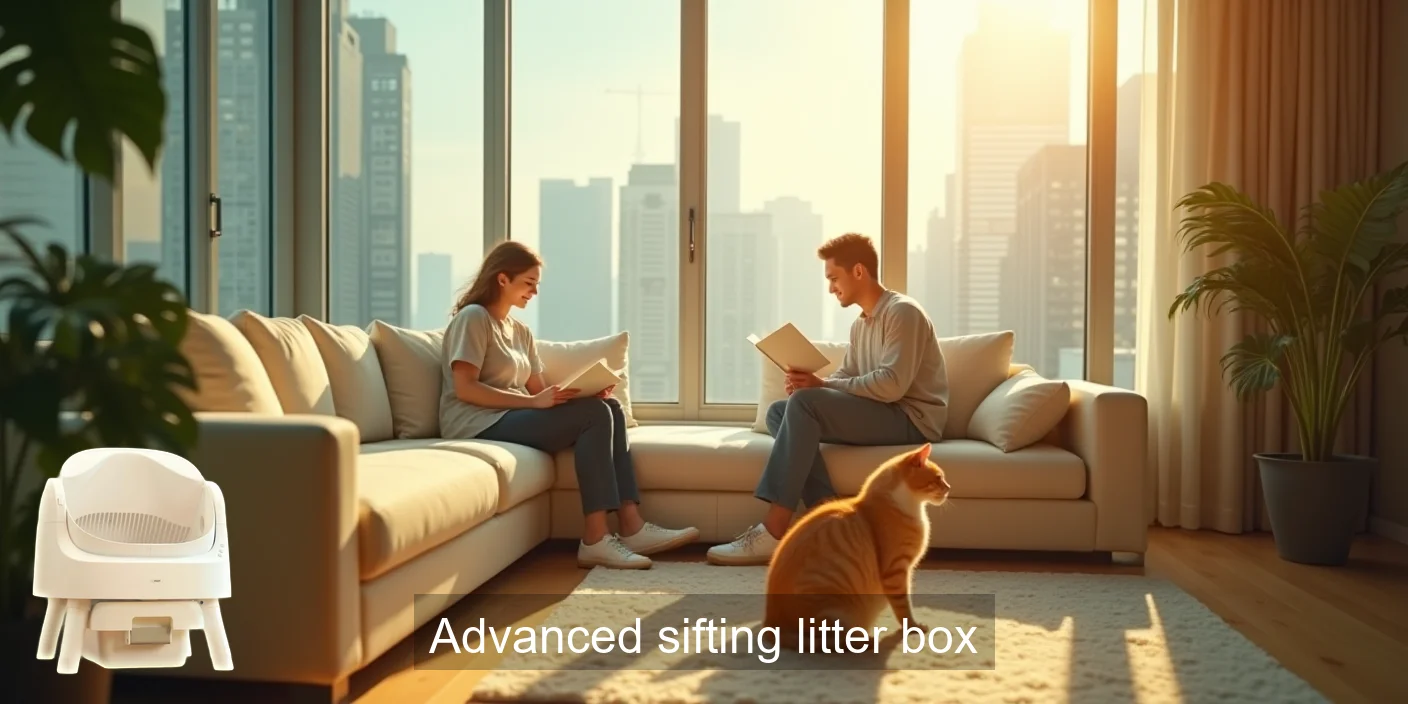 Easy Clean Advanced Sifting Litter Box