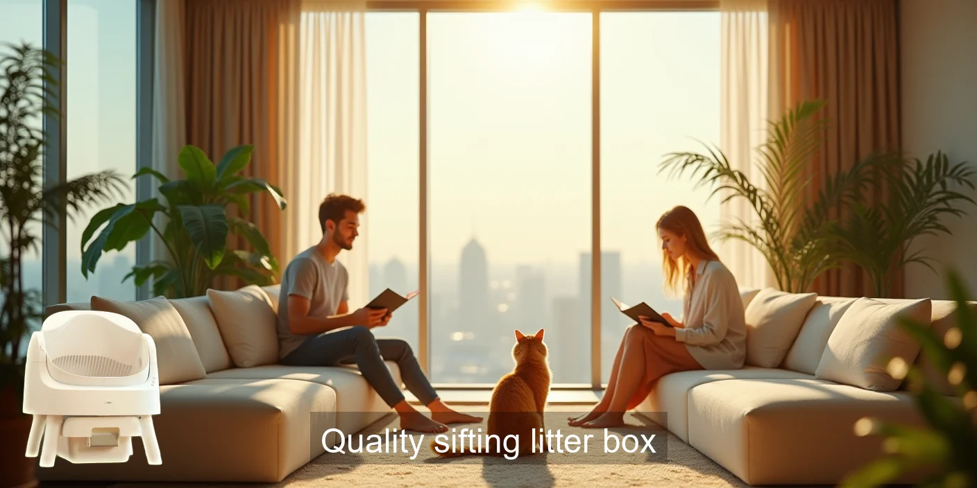 Easy Scoop Quality Sifting Litter Box