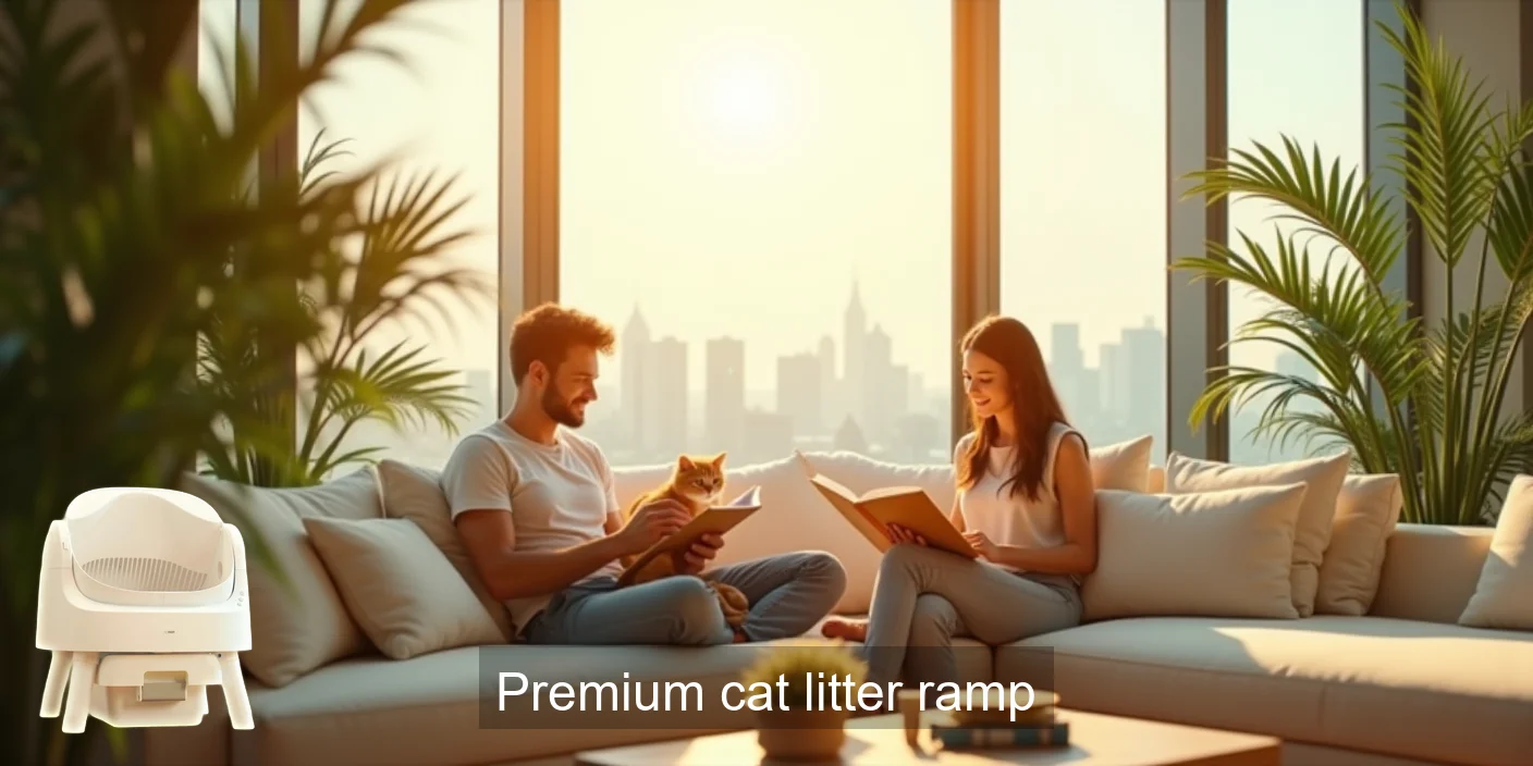 Premium Cat Litter Ramp For Easy Access