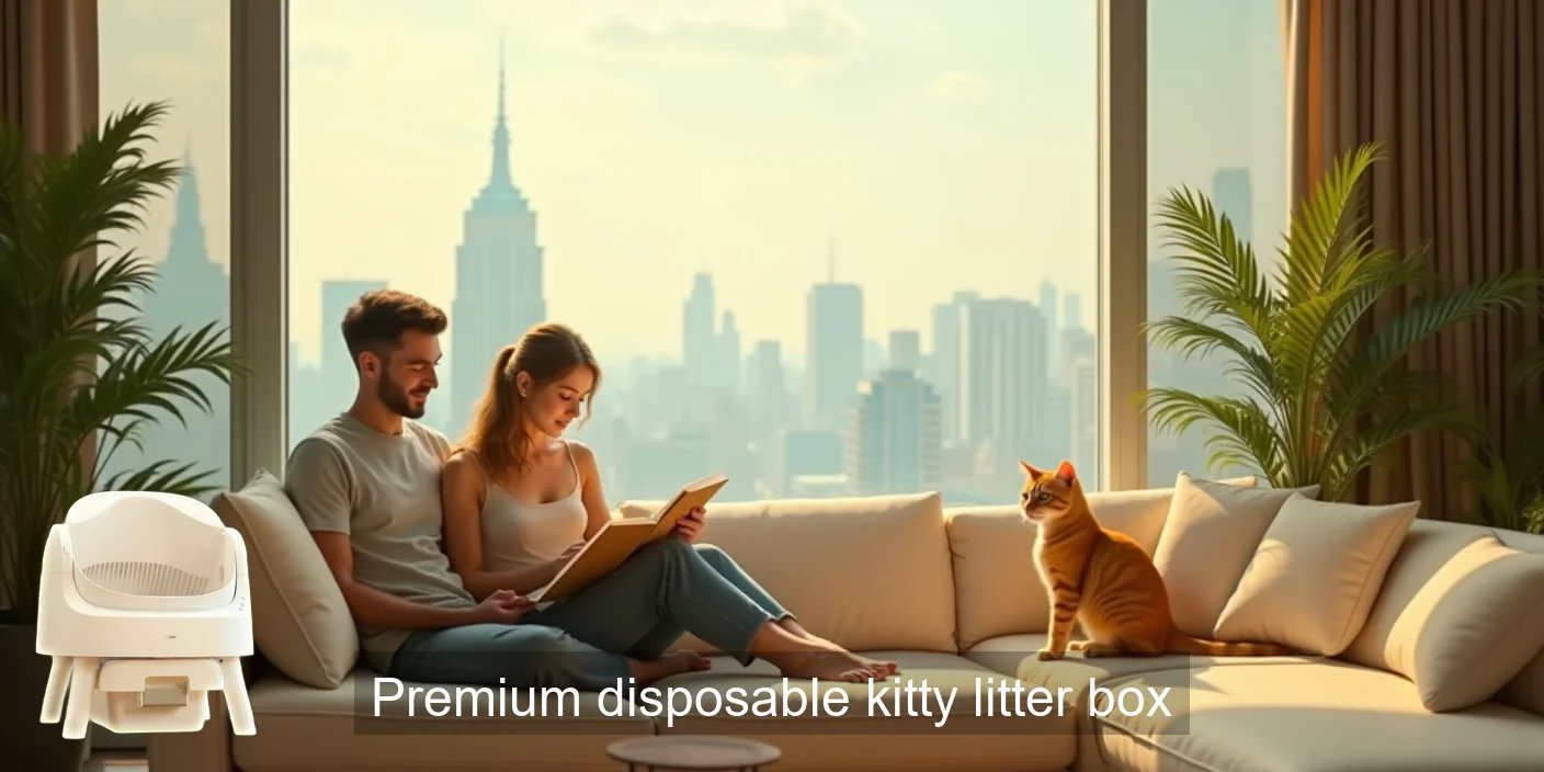 Premium Disposable Kitty Litter Box Bliss