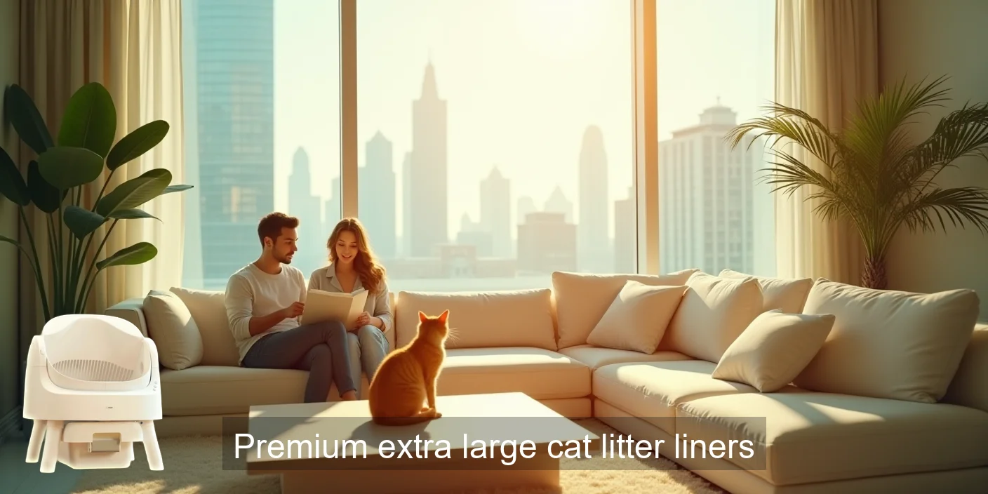 Premium Extra Large Cat Litter Liners