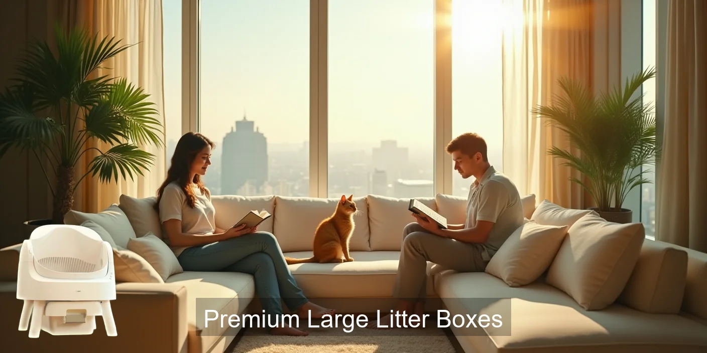 Premium Large Litter Boxes For Happy Cats