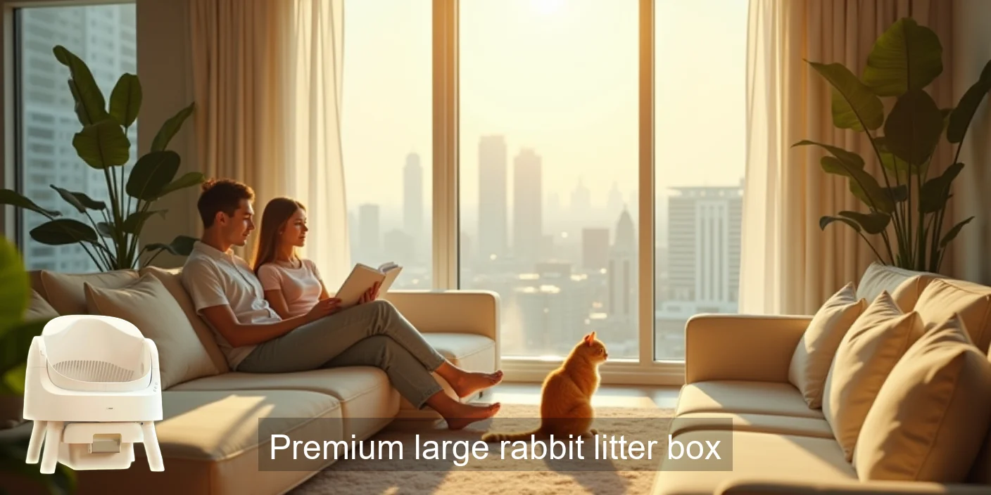 Premium Large Rabbit Litter Box Palace