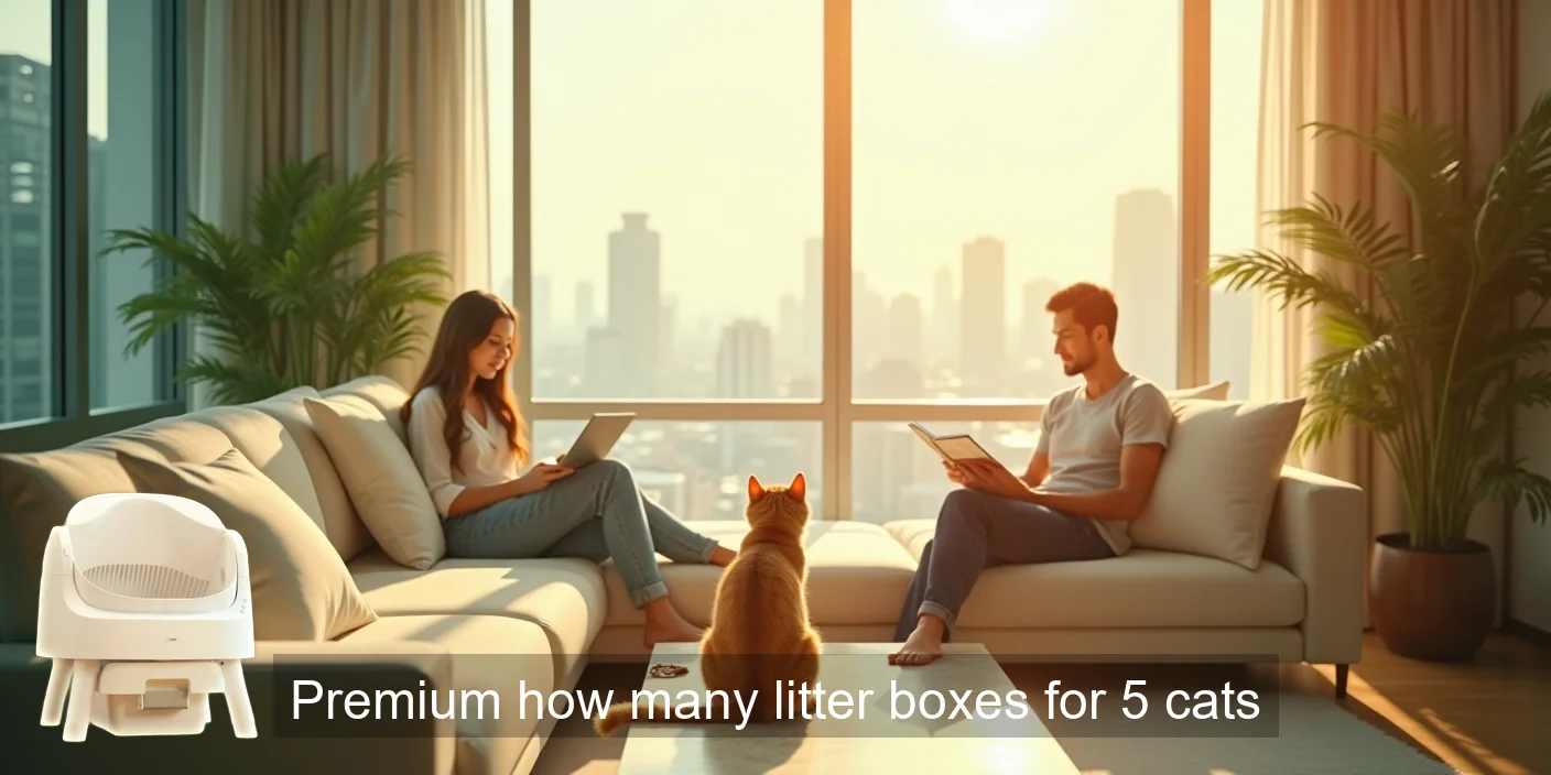 Premium Litter Box Guide For Five Cats