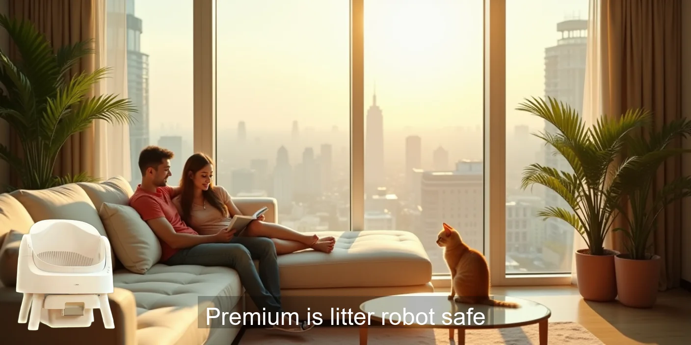 Premium Litter Robot: Safe Cat Litter Box