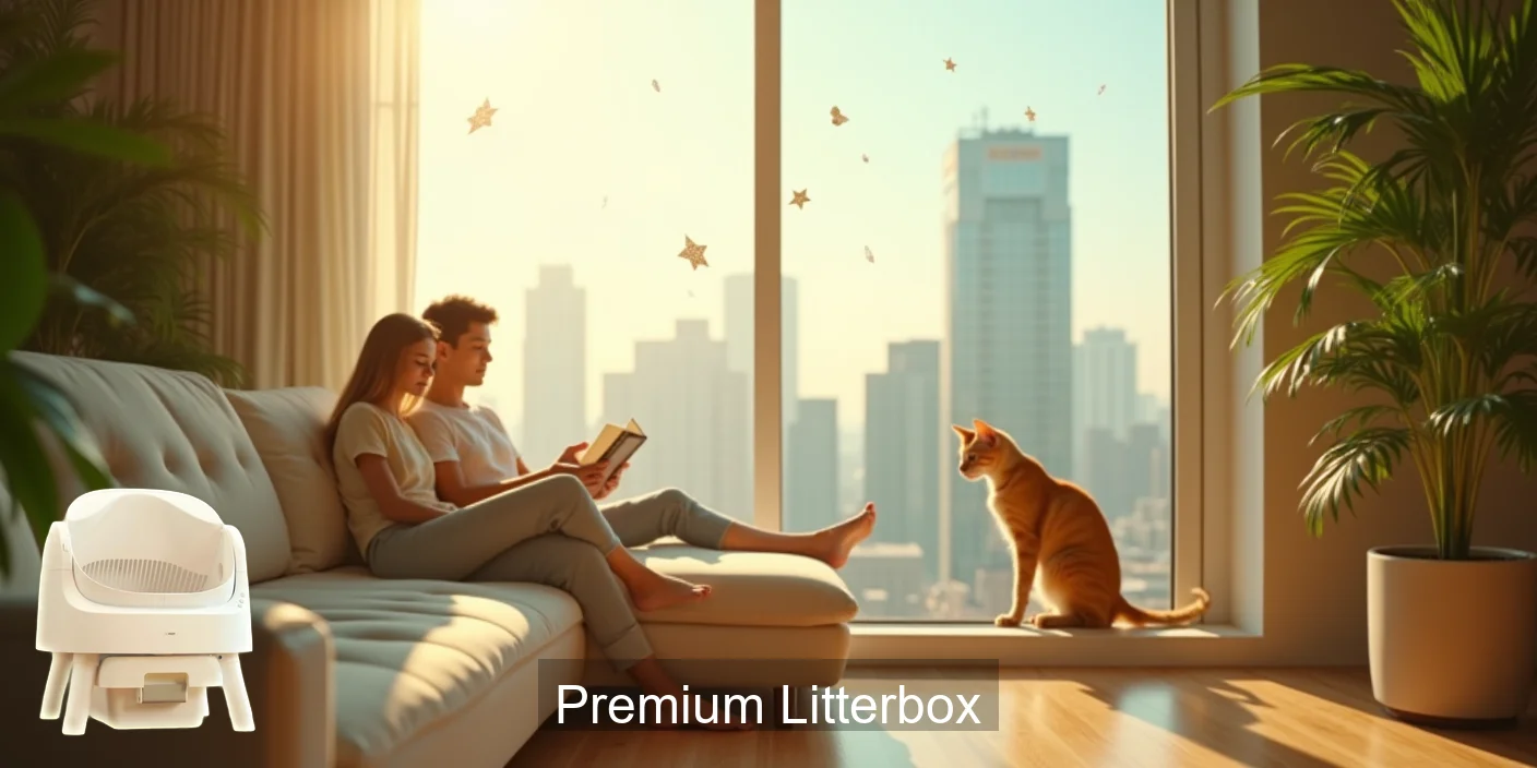 Premium Litterbox: Clean Home Happy Cat