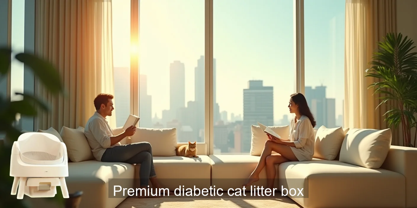 Premium Premium diabetic cat litter box