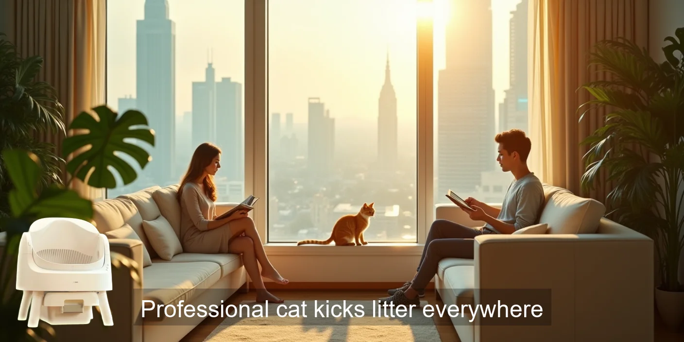 Professional Cat Kicks Litter Solution