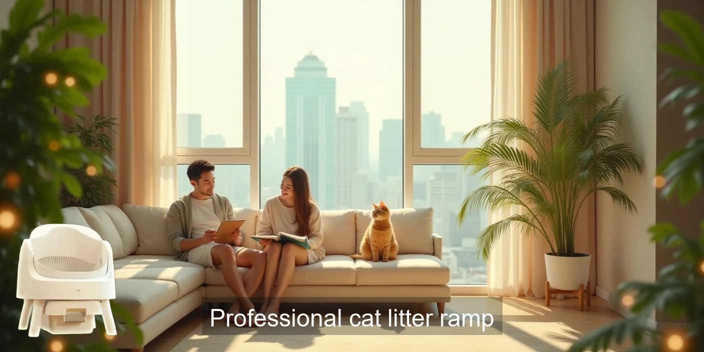 Professional Cat Litter Ramp For Easy Access