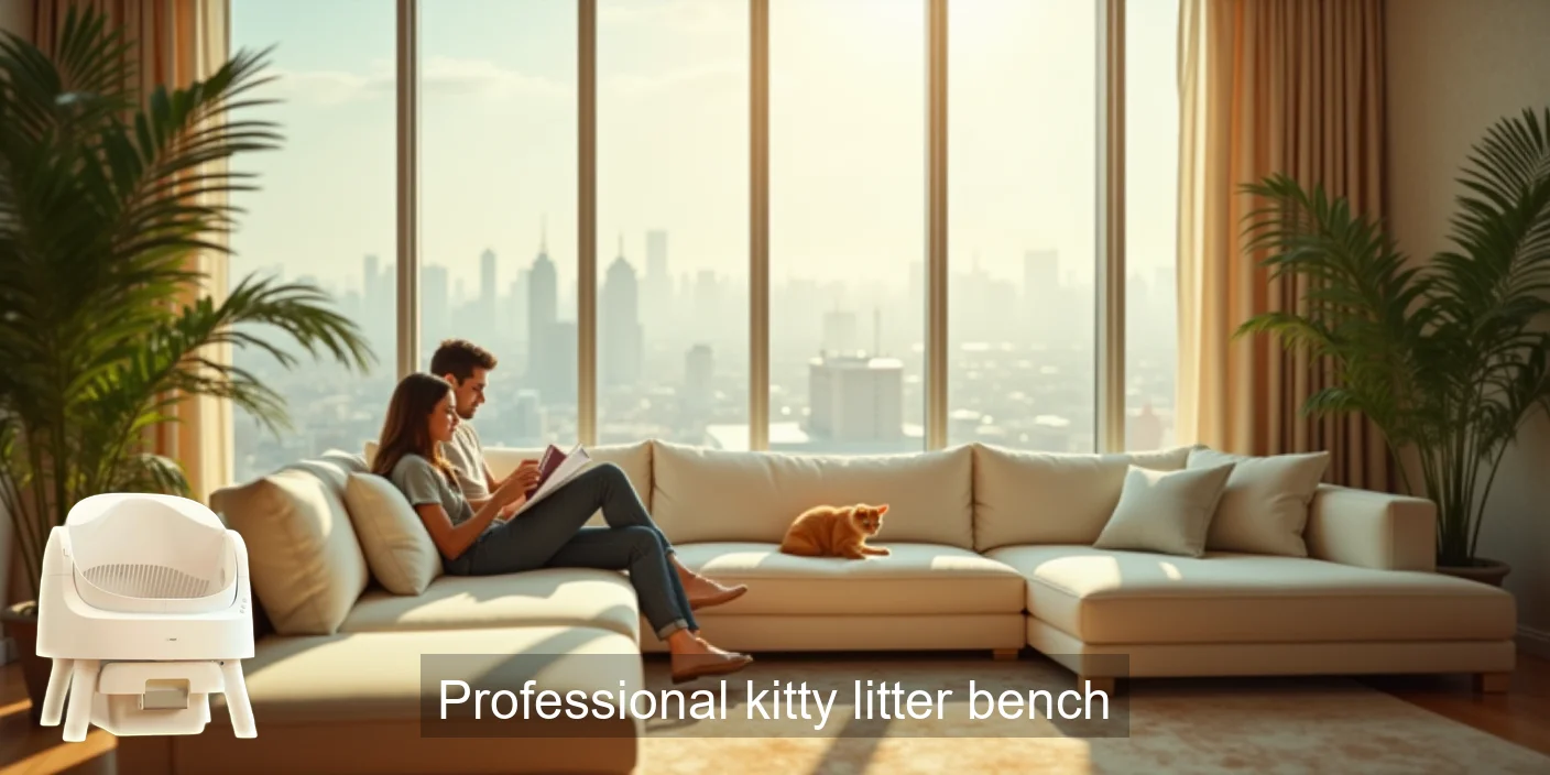 Professional Kitty Litter Bench For Cats