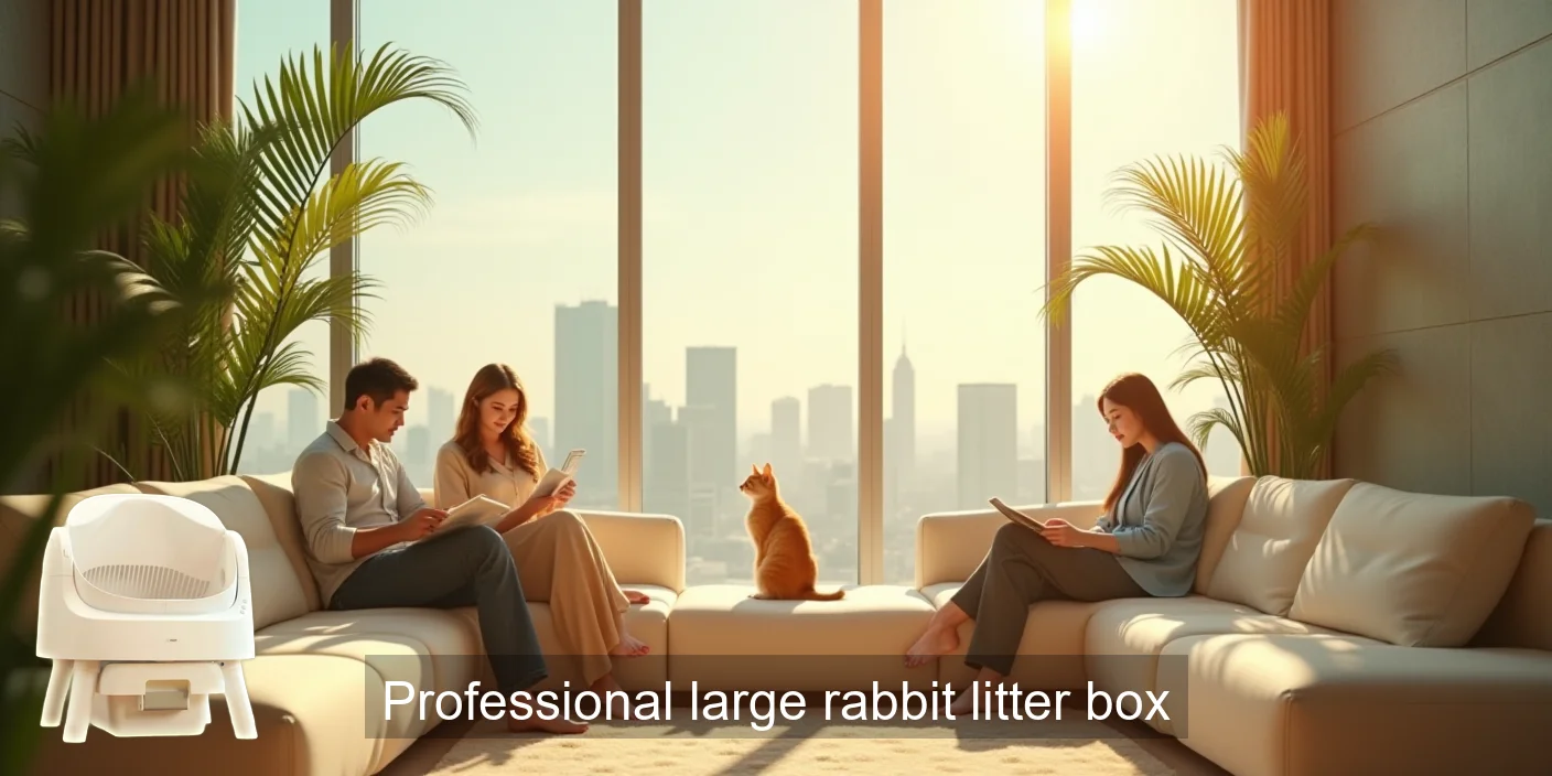 Professional Large Rabbit Litter Box Palace