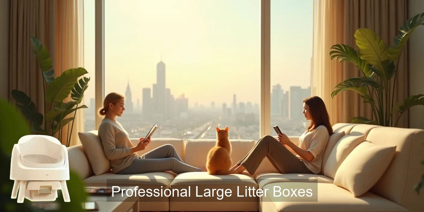 Spacious Professional Large Litter Boxes