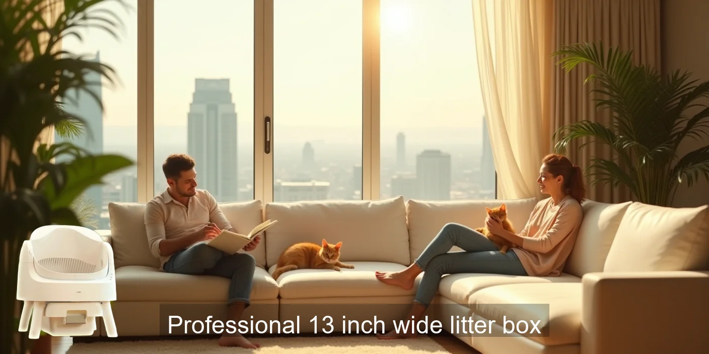 Spacious Professional Thirteen Inch Litter Box