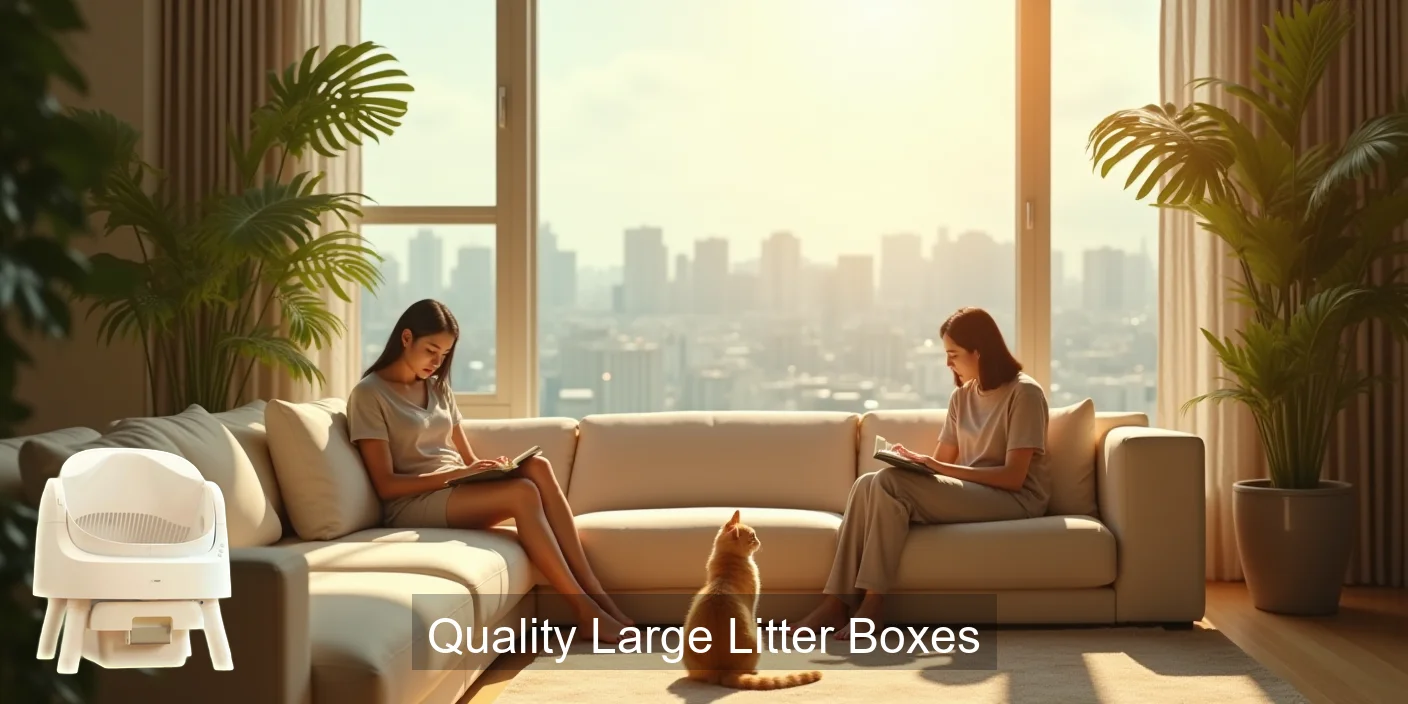 Spacious Quality Large Litter Boxes For Cats