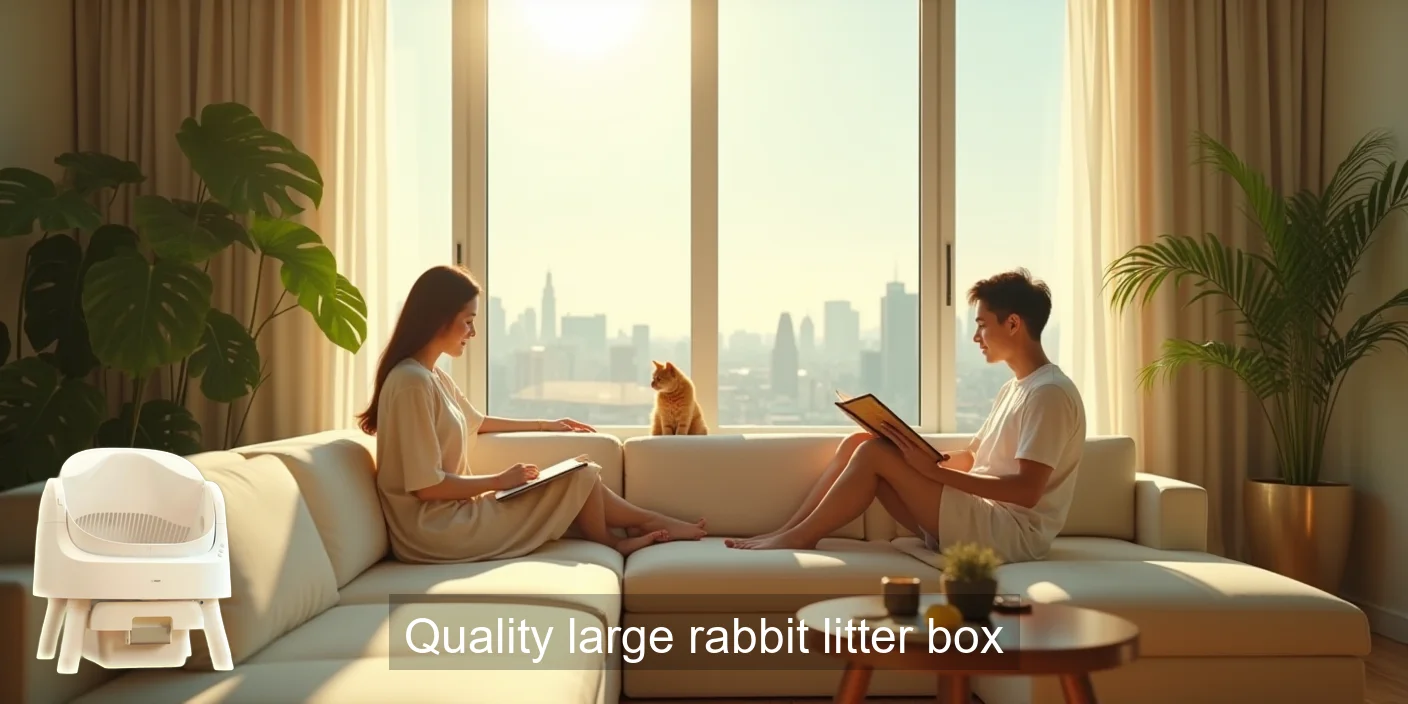 Spacious Quality Large Rabbit Litter Box