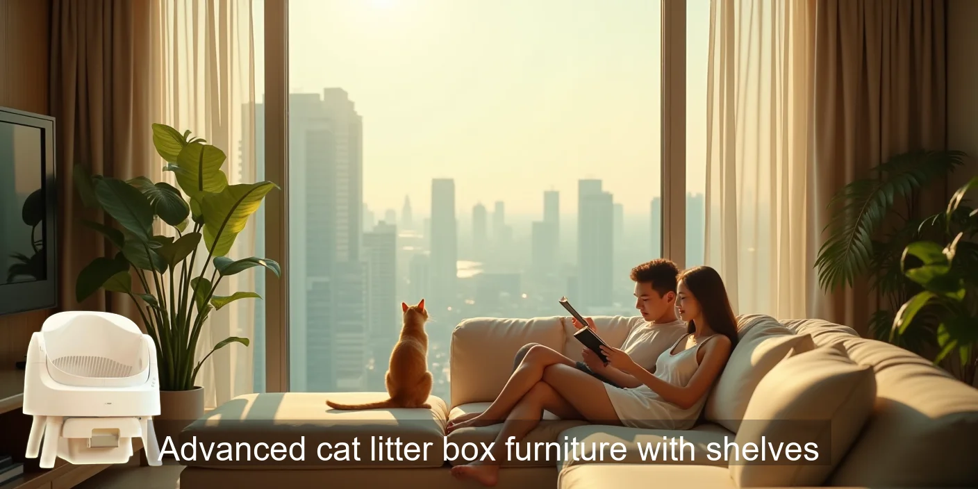 Stylish Advanced Cat Litter Box Furniture